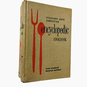 Vintage Culinary Arts Institute Encyclopedic Cookbook 1960s Hardcover Deluxe